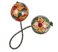 UPKOCH Palla Ritmica in Legno Percussione Shaker Aslatuas Strumento Musicale Mano Singola per Amanti Musica e Feste