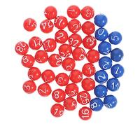 UPKOCH Palline da per 1 Set Palline Numerate Colorate Leggere per Feste Giochi da Tavolo Bingo Intrattenimento