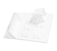 UPKOCH Pannello Forato da Parete Mensola Portaoggetti e Portaoggetti Appendibile, Pannelli Forati per Scrivania e Cucina, Plastica Affidabile per Organizzazione in Dormitorio o Ufficio