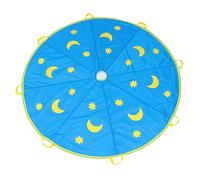 UPKOCH Paracadute per Ragazzo Ragazza 1,8 m Giocattolo Paracadute Robusto Colorato per Gioco di Gruppo Interno Ed Esterno Educazione Sensoriale Sviluppo Muscoli e Coordinazione