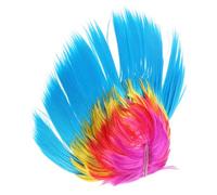 UPKOCH Parrucca Rock Cresta Punk Parrucca da Ballo per Cosplay e Halloween in Fibre Sintetiche Accessorio Versatile per Feste Tema e Party Mascherati Colore Casuale