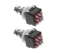 UPKOCH Pedale Commutatore per Effetti Chitarra 2 Pezzi, Interruttore Footswitch Compatibile, Accessori per Pedaliera per Esibizioni e Uso Domestico Colore Casuale