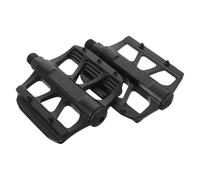 UPKOCH Pedali per Bicicletta Neri a Piattaforma Antiscivolo, Set 1 Paio, Ricambio per Mountain Bike e Bici da Strada, Plastica Resistente, Installazione Rapida per Ciclismo Outdoor