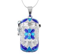 UPKOCH Pendente Porta-Ciondolo Fai da Te in Rame Scavato Lucchetto Apribile Diffusore di Oli Essenziali Solidi Custodia per Sfera di Profumo Accessorio per Collane e Aromaterapia