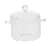 UPKOCH Pentola per Stufato A Due Orecchie Fornello da Cucina Zuppa Tagliatelle Smaltate Piccola Casseruola Blu Coperchio Pentole per Pasta Pentola per Sobbollire Pentola