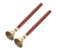 UPKOCH Percussioni Orff per Campanello in Legno da Strumento Musicale Educativo con Manico per Lezioni di Musica e Sviluppo delle Abilità Motorie Fini