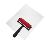 UPKOCH Piastra in Gel per Stampa Riutilizzabile, 1 Set, con Rullo e Pennello in Plastico per Tessuti e Progetti di Carta, Monotipia e Lezioni d'Arte