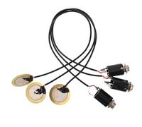 UPKOCH Pickup Piezoelettrico Autoadesivo per Chitarra Acustica, Mandolino e Ukulele, Set da 3 Pezzi da 30 Cm, Trasduttore Microfono Contatto per Strumenti Musicali Acustici