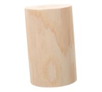 UPKOCH Porta Candele in Legno Naturale Supporto Elegante per Tealight e LED Base Decorativa Compatta per Candele Senza Fiamma per Matrimoni Feste e Ambienti Casa