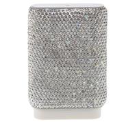 UPKOCH Portapillole con Strass Scintillante da Viaggio Mini Organizer per Pillole con 6 Scomparti Giornalieri per Mattina Mezzogiorno e Sera Contenitore Portatile Compatto per Farmaci