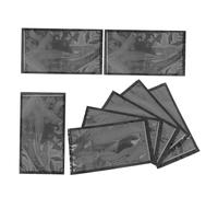 UPKOCH Portasigari Nero da Viaggio Sacchetto Umidificatore 8 Pezzi in Plastico con Finestra Trasparente e Capacità per 5 Sigari, Pratico e Portatile per Sigari per Uso Outdoor