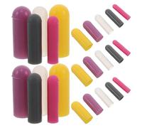 UPKOCH Protezione per Cerniere in Silicone per Asciugatrice e Lavatrice, Set da 25 Pezzi 5 Misure e Colori, Copricerniera Antirumore e Antigraffio per Vestiti, Accessori per Lavanderia