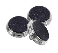 UPKOCH Pulsanti per Tromba Pratici e Resistenti 3 Pezzi in Abs Nero di Ricambio per Strumenti Musicali Pulsanti delle Dita Adatti a Trombe