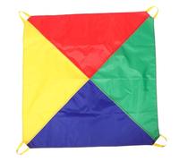 UPKOCH Rainbow Ombrello Game Party Game Rainbow Parachutes Giocattoli Paracadute Per Gioco Di Paracadute Giochi All'aperto Arcobaleno Paracadute Giocattolo Stoffa