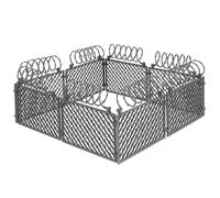 UPKOCH Recinto Militare per Bambini in Abs, Set , Resistente e Non Facile da Rompere, per Costruzioni di Miniature di Campi di Battaglia e Gioco DIY per Ragazzi e Bambini