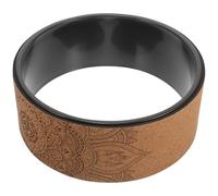 UPKOCH Ruota Yoga in PU e Tpe con Rivestimento in Sughero Strumento per Stretching e Allenamento Schiena Supporto Resistente per Esercizi Pilates e Fitness Adatta Tutte le Fisiologie