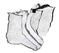 UPKOCH Sacchetti Portascarpe Antipolvere 2 Pezzi in Pvc Riutilizzabili e Impermeabili per Stivali Bassi, Organizer Multiuso per Viaggio e Casa