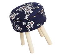 UPKOCH Scale Round Bar Stool With Realistic Fabric Upholstery Sturdy Mini Furniture For Creative Role Play And Doll House Layout