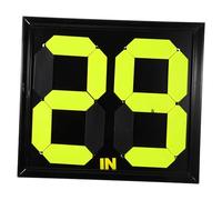 UPKOCH Scheda Manuale Sostituzione Calcio Doppia Faccia Numeri Visibili Posti per Arbitri Cartello Cambio Giocatori Calcio Resistente e Conforme Regolamenti