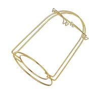 UPKOCH Scolapiatti per Tazze in Ferro Oro, Stabile e Non Deformabile, Stile alla Moda per Cucina Domestica e Ristorante, Capacità Fino a 4 Tazzine