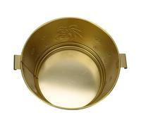 UPKOCH Secchio in Acciaio Inossidabile Dorato per Combustione di Denaro, Contenitore Sacrificale Compatto per Uso Domestico e Giardino, Inceneritore Tradizionale Cinese per Riti e Templi