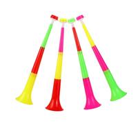 UPKOCH Set 4 Pezzi Corni Telescopici Giocattolo in Plastica per Tifo Calcio, Accessori per Feste Ed Eventi Sportivi, Piccoli Corni Portatili a Tre Sezioni per Ragazzo Ragazza e Adulti