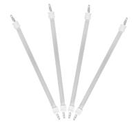 UPKOCH Set 4 Tubi Riscaldanti al Quarzo Ceramico 23 CM Elemento Elettrico Plug-in per Riscaldatore Esterno Riscaldamento Rapido e Uniforme per Giardino e Patio Sostituzione Elementi