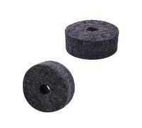 UPKOCH Set Di 12 Piatti Per Batteria Rondelle in Feltro Manicotti Per Piatti Dadi Ad Alette Argento E Grigio