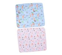 UPKOCH Set Di 2 Tappetini Per Pannolini Per Neonati Con Stampa E Asciugatura Per Lettino Per Bambini