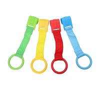 UPKOCH Set Di 4 Lettini Per Neonati Con Spondine E Tira-su Per Neonati Colori Vivaci Per La Prima Cognizione Sicuro Per I Più Piccoli