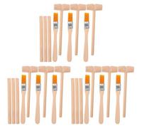 UPKOCH Set di 9 Strumenti per scavo in Legno per Bambini, Set di Attrezzi per scavo per Bambini, Pennello Piccolo, Martello scalpello, Giocattolo educativo, Geografia Rock, Set di geografie di