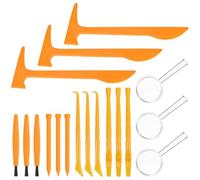 UPKOCH Set di Attrezzi per Scavo 3 Pezzi Martello, Scalpello, Spazzola e Lente D’ingrandimento - Kit Educativo per Scavi Archeologici e Gemme, Strumenti Fai da Te per Sviluppo Cognitivo,