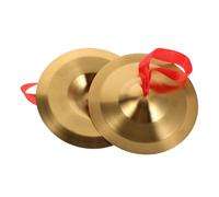 UPKOCH Set Di Piatti Musicali Per Ragazzi E Ragazze Mini Gong Per Bambini Misura Per Adulti Per Imparare Il Ritmo Vestibilità Universale Suono Brillante Cinghie Per Le Dita Incluse