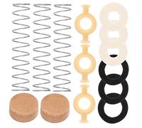 UPKOCH Set di Ricambio per Tromba, Valvole Strumento Musicale | Feltro e Metallo, per Piccole Riparazioni e Manutenzione Ordinaria, Adatto a Strumenti a Fiato