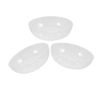 UPKOCH Set e Facili da Maneggiare Piatti per da Cucina 3 in Plastica Bianco 800 Ml, Multiuso per Preparazione Pasti e Pasticceria