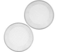 UPKOCH Setaccio per Terreno da Giardino in Metallo Zincato 2 Pezzi Maglia 3 Mm e 6 Mm, Setaccio per Compost Leggero e Portatile, Filtro per Terriccio per Balconi, Orto e Vivaio