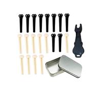 UPKOCH Sostituisci Il Vecchio Perno Del Ponte Della Chitarra - Set Di Piroli Per Chitarra Con Estrattore Perno Per Corde Per Chitarra Perno Per Chitarra in Plastica/nero