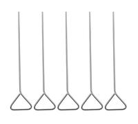UPKOCH Spargitore per Cellule Distribuzione Liscia Set 5 Pezzi in Acciaio Inossidabile Testa Triangolare e Riutilizzabile per Forniture di Laboratorio