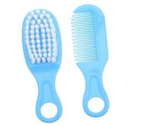 UPKOCH Spazzola e Pettine Per Ragazzo Ragazza Set Per La Cura Dei Capelli Ragazzo Antistatico Design Denti Circolari Blu