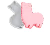 UPKOCH Stampi per Dolci Facili da Pulire e Lavabili 2 Pezzi a Forma di Alpaca in Silicone Colore Casuale per Preparazioni di Torte Fatte in Casa