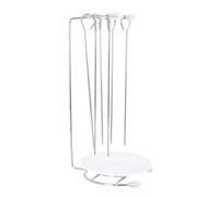 UPKOCH Supporto Barbecue in Spiedini per Arrosticini Staffa Stabile e Smontabile per Barbecue Carbonella Accessorio Pratico per Grigliate Outdoor