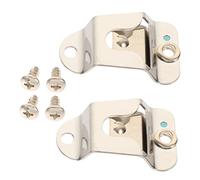 UPKOCH Supporto Per Microfono Cb in Metallo Clip Per Microfono a Mano Ganci Per Radioamatori 2 Set Viti Per Installazione Facile e Stabile