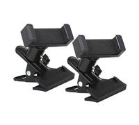 UPKOCH Supporto Per Telefono in Metallo Clip Per Paletta Chitarra 2 Pezzi, Staffa Girevole Per Registrazione Video in Diretta e Trasmissione Strumenti Musicali, Adatto Per Chitarra, Basso e Ukulele