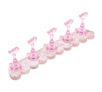 UPKOCH Supporto per Unghie, Espositore per Unghie, Supporto per Pratica Manicure in Lega e Plastica, Rosa, Riutilizzabile, per Home Learning e Formazione in Scuola di Estetica,