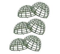 UPKOCH Supporto Topiaria Artificiale in Plastica 20 Cm, Portapalle di Fiori Artificiali, Cornice per Piante Finte, Set da 3 Pezzi per Decorazioni Giardino, Matrimoni e Interni