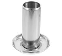 UPKOCH Supporto Verticale per Pollo Arrosto in Acciaio Supporto per Pollo alla Vaschetta - Compatibile e Barbecue Argento