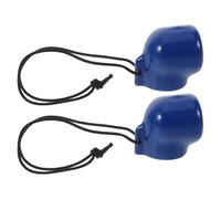 UPKOCH Tappo Antipolvere Valvola Bombola Subacquea 2 Pezzi, Copertura Protettiva in Plastica Blu a Forma di Pipa, Protezione Antipolvere e Antiurto per Immersioni e Snorkeling,