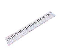 UPKOCH Tavola Pratica per Pianoforte Portatile Guida per Principianti Carta Didattica per Insegnamento Musicale Strumento Leggero e Facile da Usare