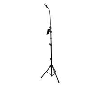 UPKOCH Treppiede Per Microfono Da Terra Regolabile Supporto in Metallo Stabile Clip Per Microfono Adatto Per Live Streaming Lezioni Online e Performance Musicali