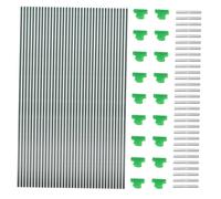 UPKOCH Tunnel da Regolabili con Rete Protettiva per Aiuole Rialzate Set Completo per Installazione Facile e Struttura Plastificata per Protezione delle Piante